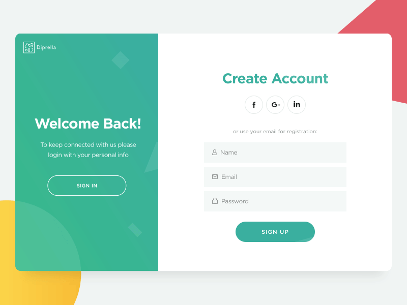 40+ inspiring website login form pages