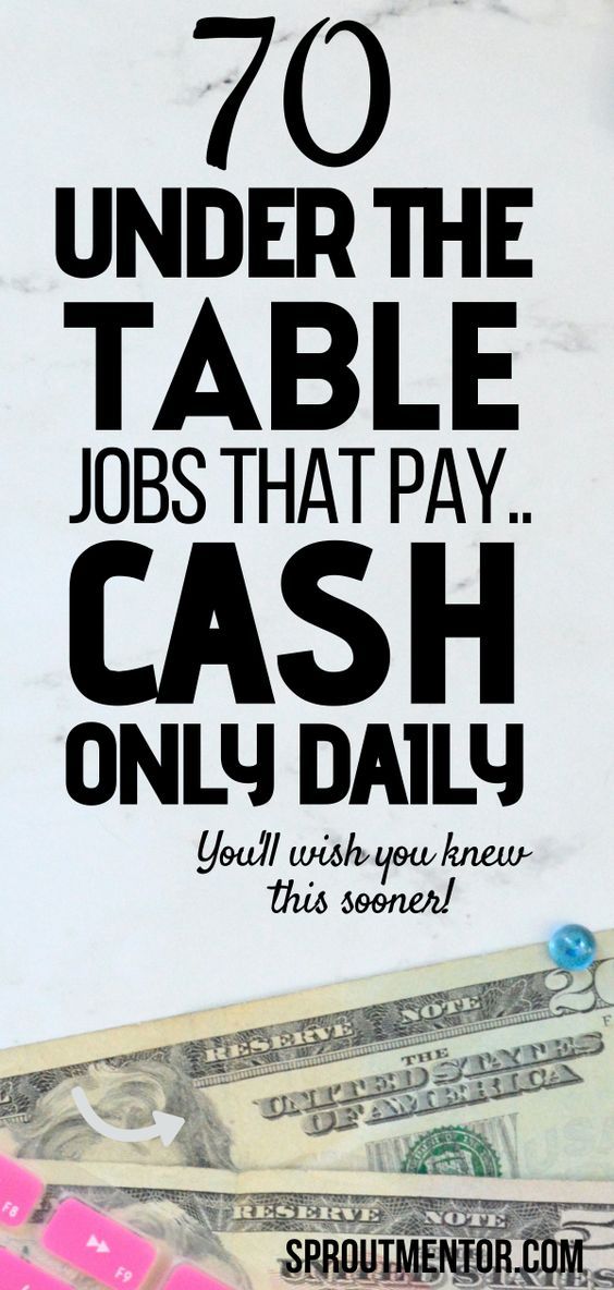 Navigating the Under The Table Jobs Market: A Comprehensive Guide – SproutMentor
