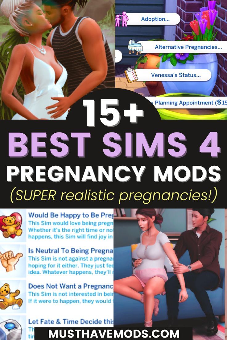 15 Best Sims 4 Pregnancy Mods You Need for More Realistic Pregnancies (Sims 4 Mods & Sims 4 CC)